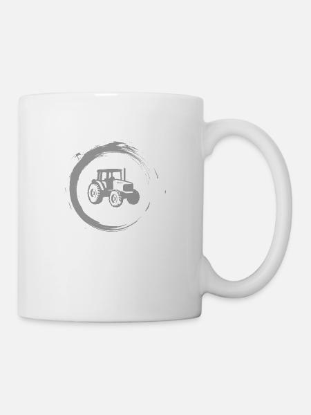 Traktor - Tasse - Weiß