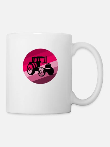 tractor - Mug - white