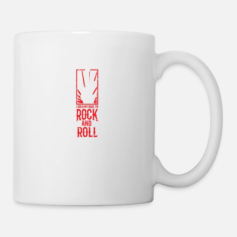 Rock and roll - Mug blanc - blanc