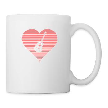 Gitarre - Tasse - Weiß - Rechts