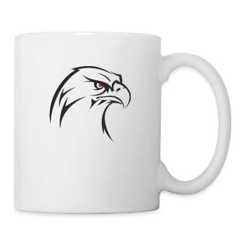 Chemise aigle Idée cadeau - Mug blanc - blanc - Droite