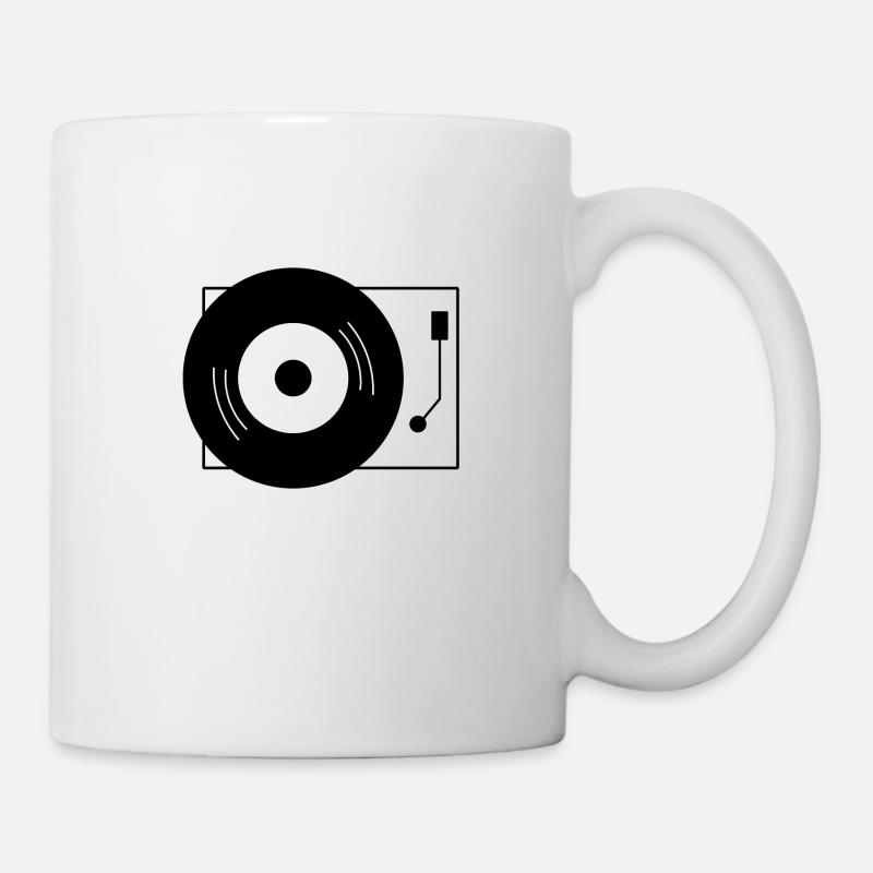 Retro turntable - Mug - white