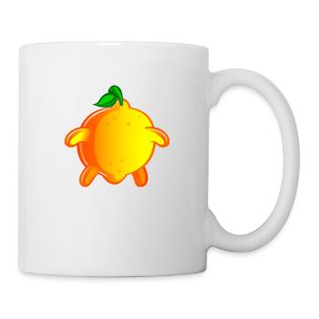 citron de dos - Mug blanc - blanc - Droite