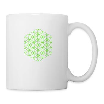 Fleur de vie 15 - Mug blanc - blanc - Droite