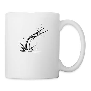 Hornhecht - Tasse - Weiß - Rechts