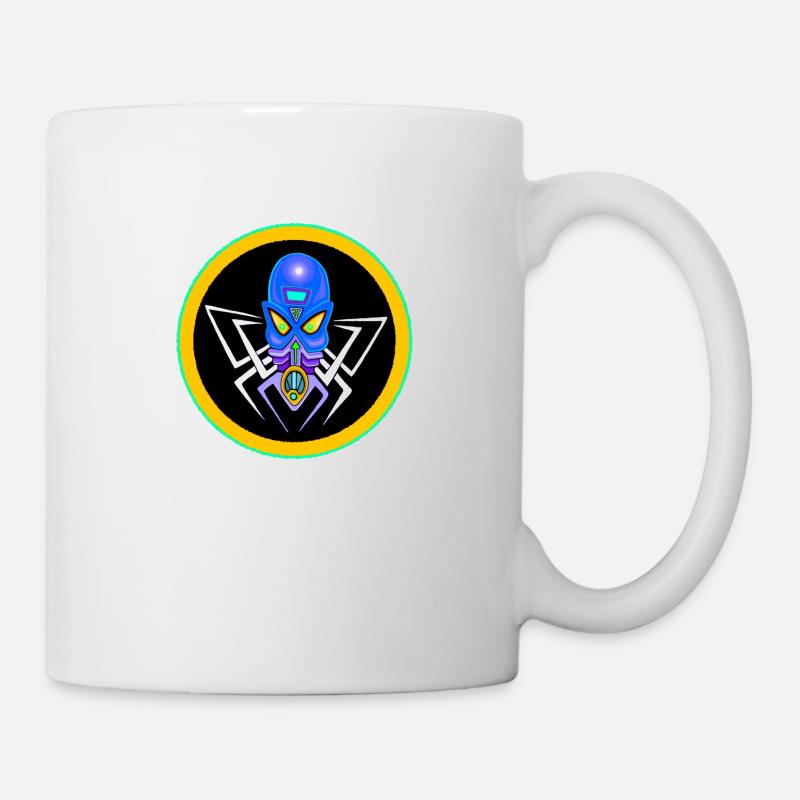alien circle 02 - Mug blanc - blanc