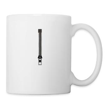 Zipper Zip Zippers Zipper - Mug - white - Right