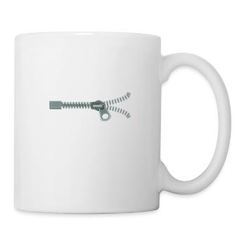 Zipper Zip Zippers Zipper - Mug - white - Right