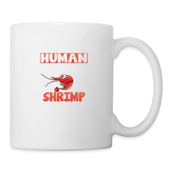THIS IS MY HUMAN COSTUME I AM REALLY SHRIMP - Mug - white - Right