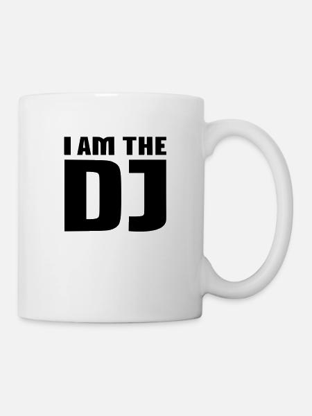 DJ - Mug blanc - blanc