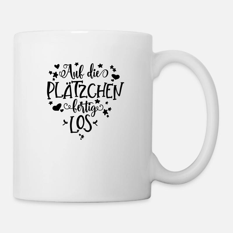 sur les plaçons - Mug blanc - blanc