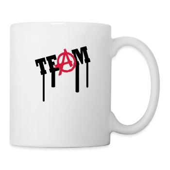 un graffiti d'équipe - Mug blanc - blanc - Droite