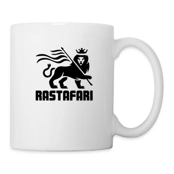 Reggae Rastafari Löwe - Tasse - Weiß - Rechts