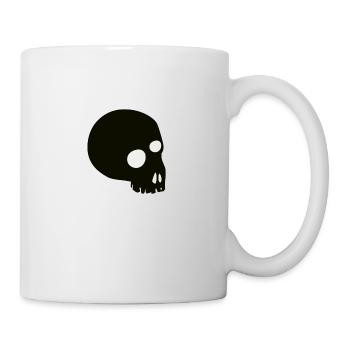 skull - Mug blanc - blanc - Droite