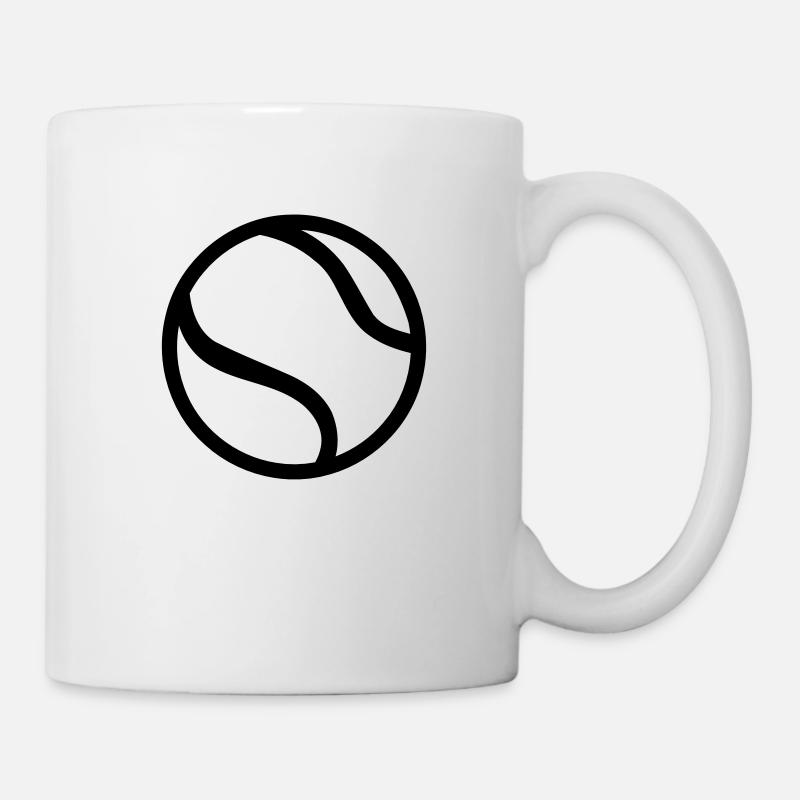 Tennis - Tasse - Weiß