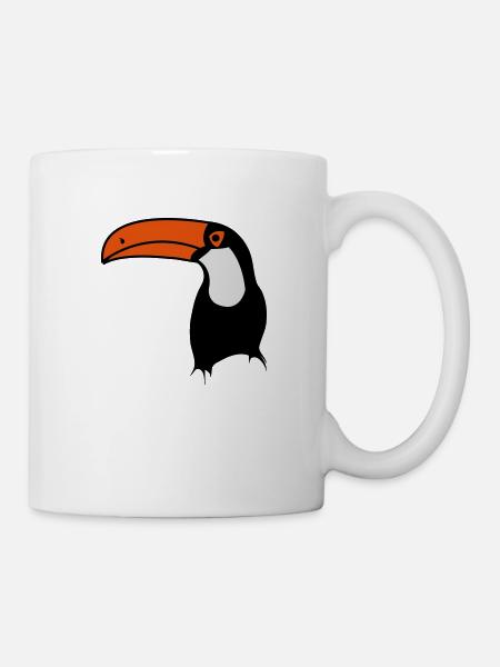 papagai2 - Tasse - Weiß