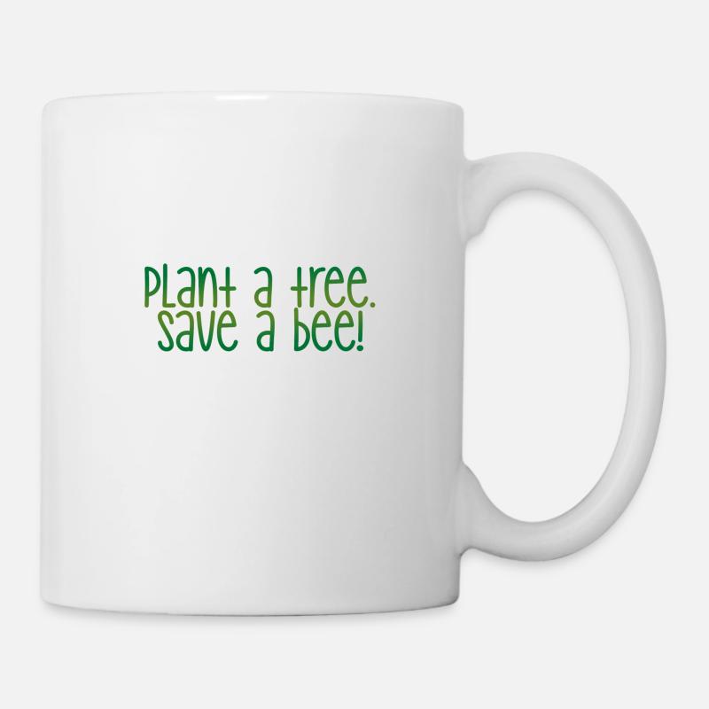 Planter un arbre - Mug blanc - blanc