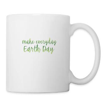 Earth Day - Tasse - Weiß - Rechts