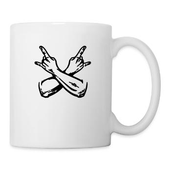 Rock - Tasse - Weiß - Rechts