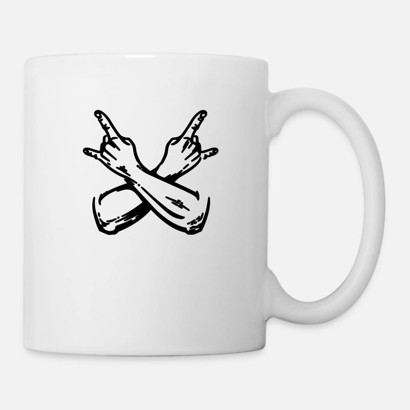 Rock - Tasse - Weiß
