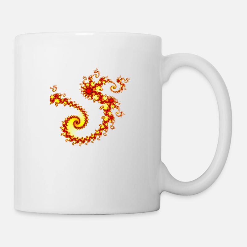 Mandelbrot 4 - Tasse - Weiß