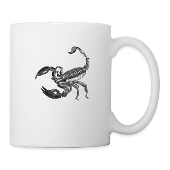 Poisonous Black Scorpio Gift Zodiac Sign - Mug - white - Right