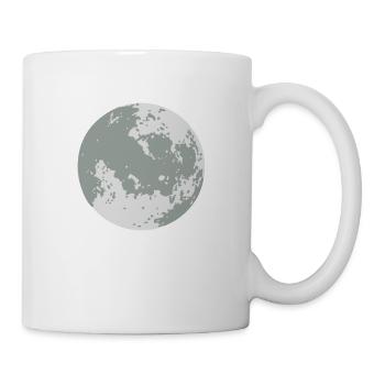 Mond/ Moon (2c) - Tasse - Weiß - Rechts