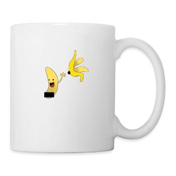 Banana / Banana - nude and bird-free happy - Mug - white - Right