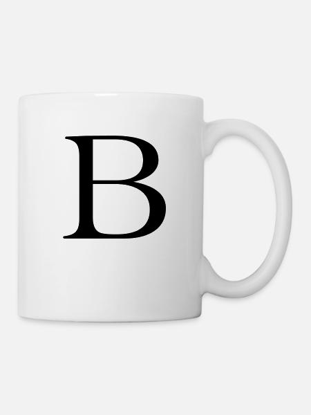 B - Tasse - Weiß