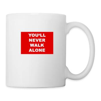you never walk alone RED's style - Mug - white - Right