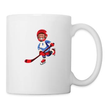 Ice Hockey Field Hockey Puck Gift Winter Sports Ice - Mug - white - Right