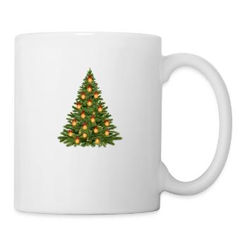 Bitcoin Weihnachten/Christmas - Tasse - Weiß - Rechts