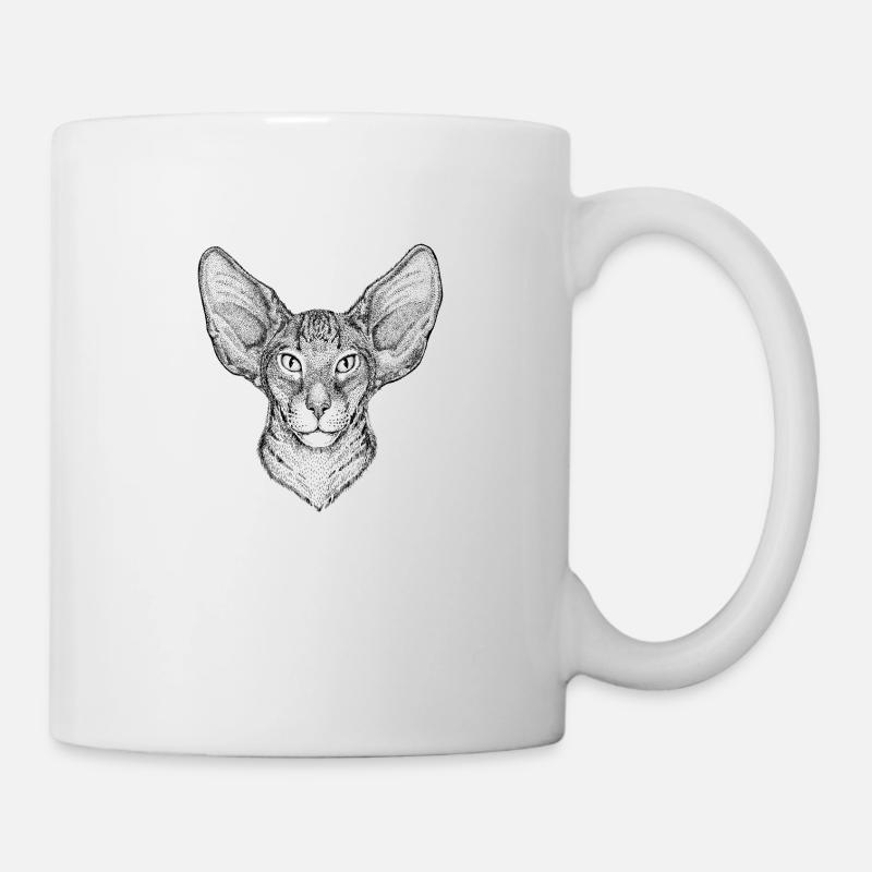cat - Mug - white