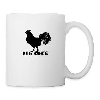 grosse bite - Mug blanc - blanc - Droite