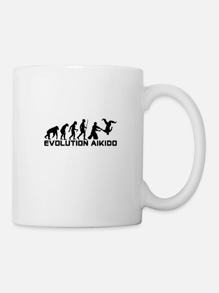 EVOLUTION AIKIDO - Mug blanc - blanc