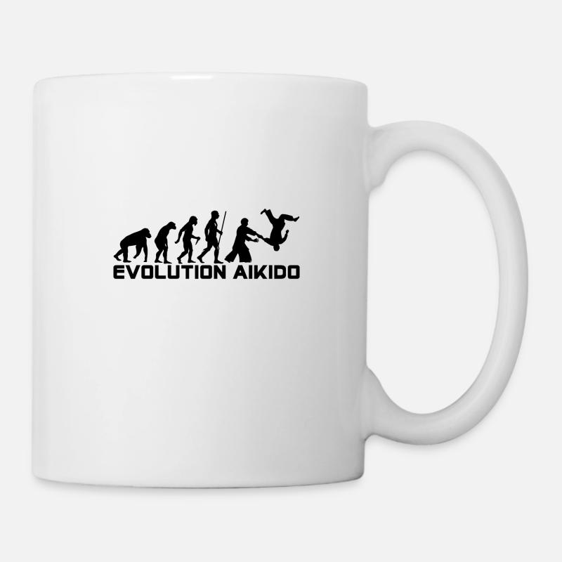 EVOLUTION AIKIDO - Mug blanc - blanc