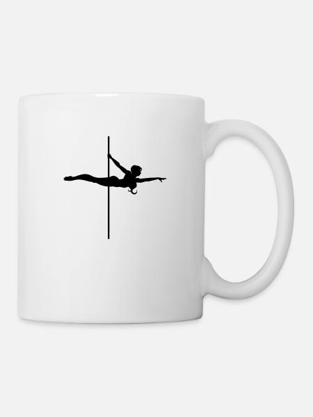 Pole dancing: Superman - Mug - white