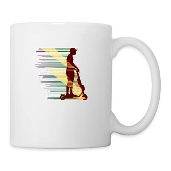 Electricscooter E-Roller Cityroller Geschenkidee b - Tasse - Weiß - Rechts