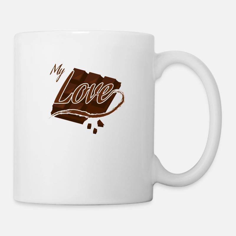 chocolat - Mug blanc - blanc
