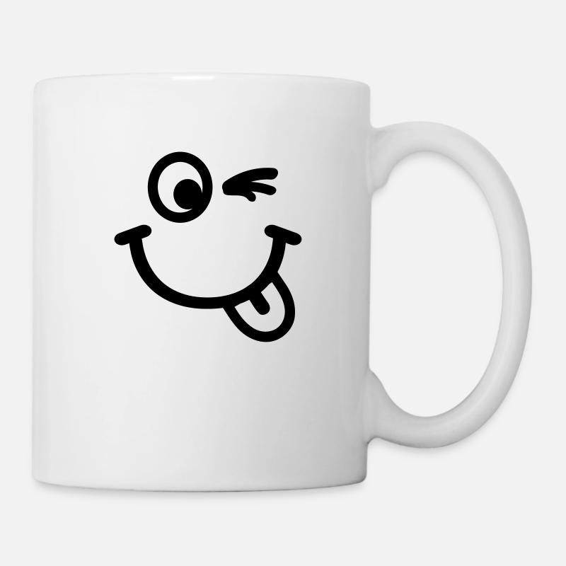 Smiley - Mug - white