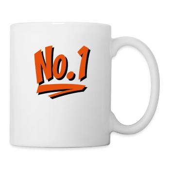 Nummer 1 - Tasse - Weiß - Rechts