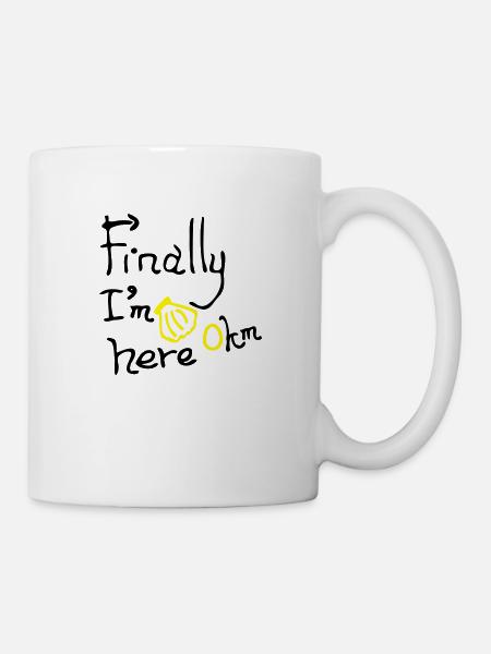 finally_im_here_0km - Mug blanc - blanc