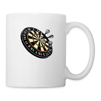 Fléchettes Fléchettes Fléchettes Steeldart - Mug blanc - blanc - Droite