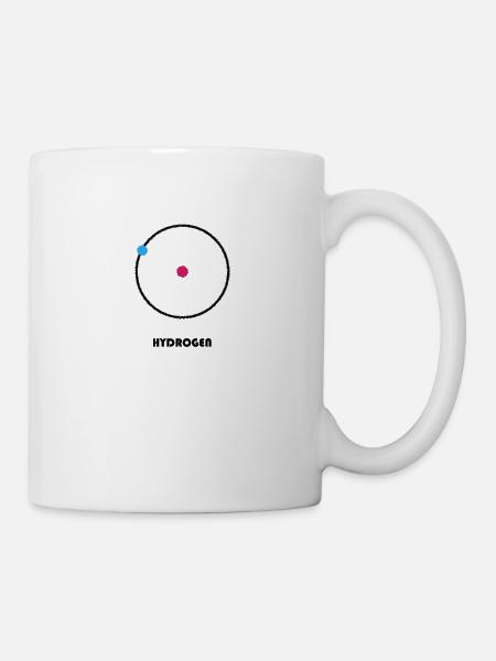 Hydrogen Atom Design Version 1 - Tasse - Weiß