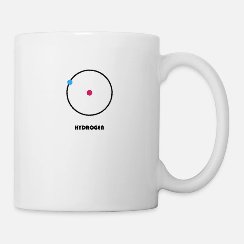 Hydrogen Atom Design Version 1 - Tasse - Weiß