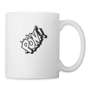 Comic Pow - Tasse - Weiß - Rechts