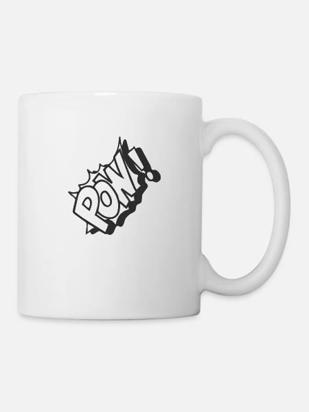Comic Pow - Mug - white