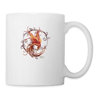 Sentez-vous le «feu» de l'énergie - Mug blanc - blanc - Droite