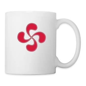 croix basque 3 - Mug - white - Right