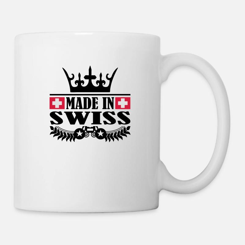 made_in_swiss_3 - Tasse - Weiß
